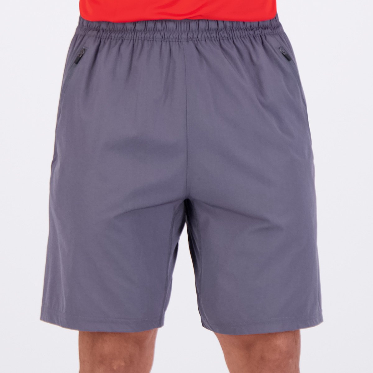 Bermuda Fila Zip IV 9 Cinza
