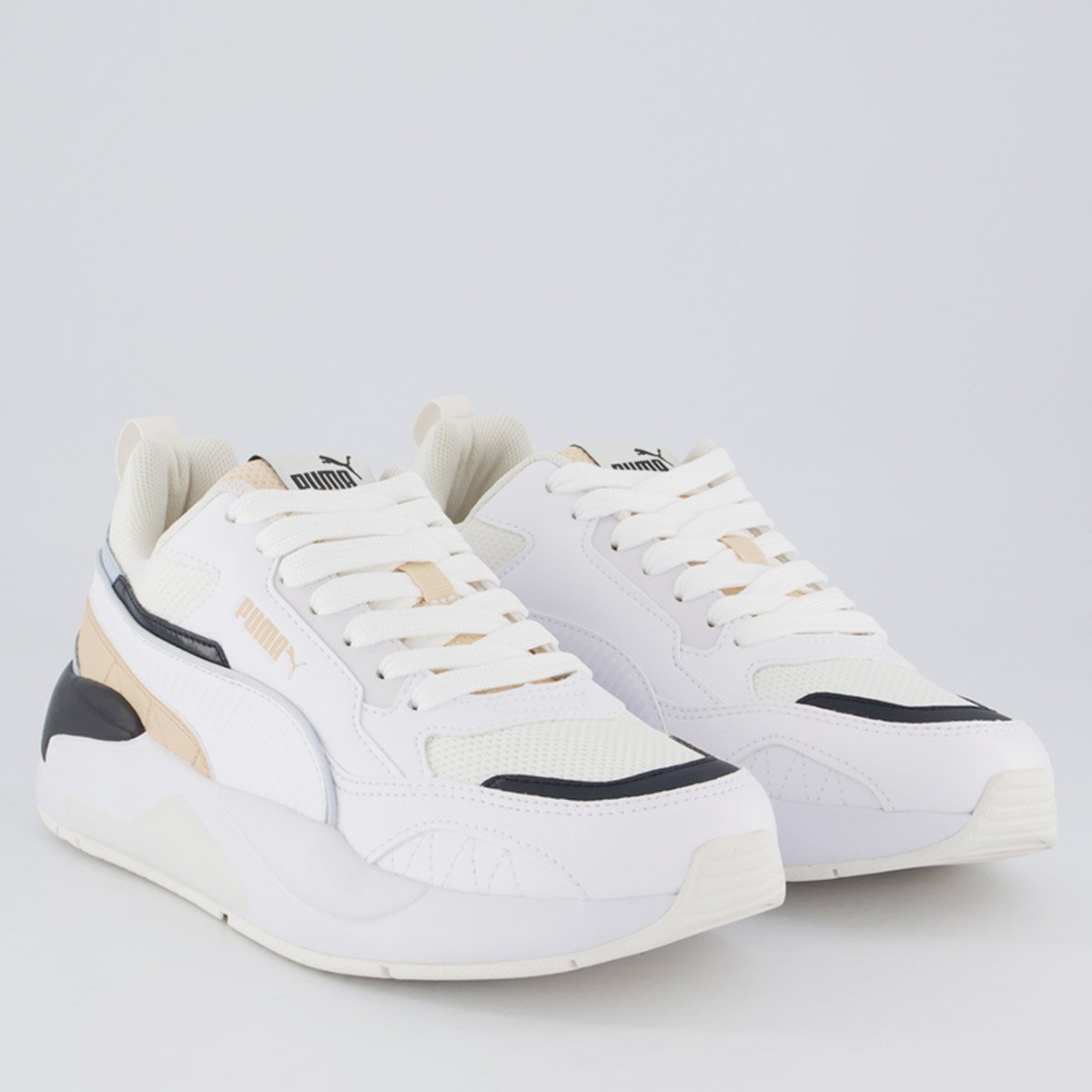 Tênis Puma X-Ray 2 Square Feminino Branco e Bege Branco 2