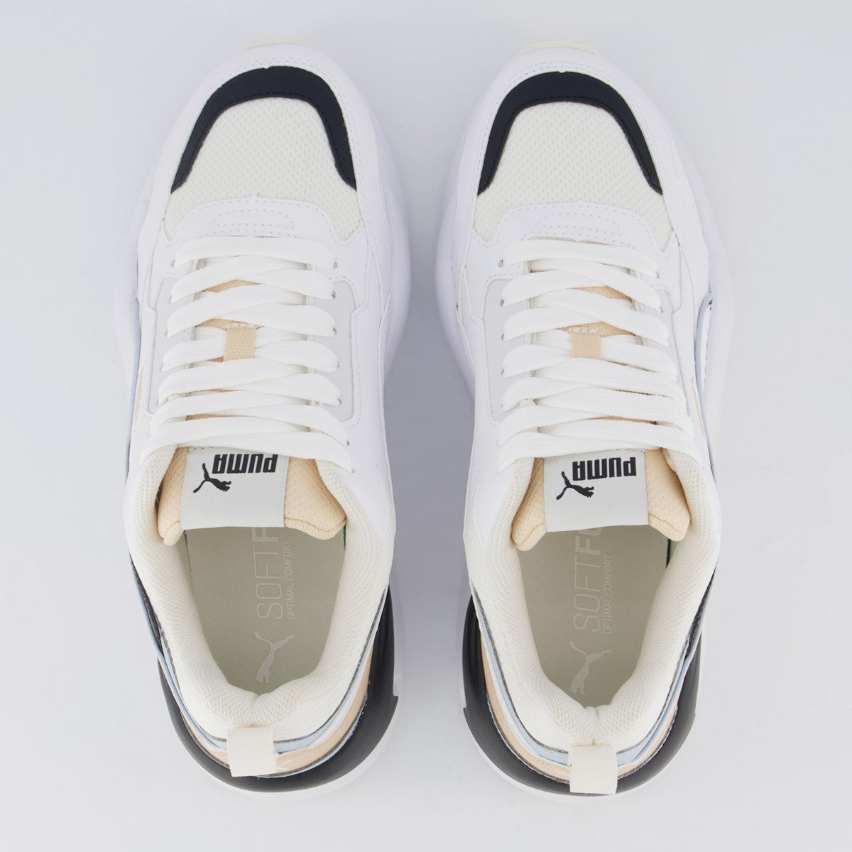 Tênis Puma X-Ray 2 Square Feminino Branco e Bege Branco 4