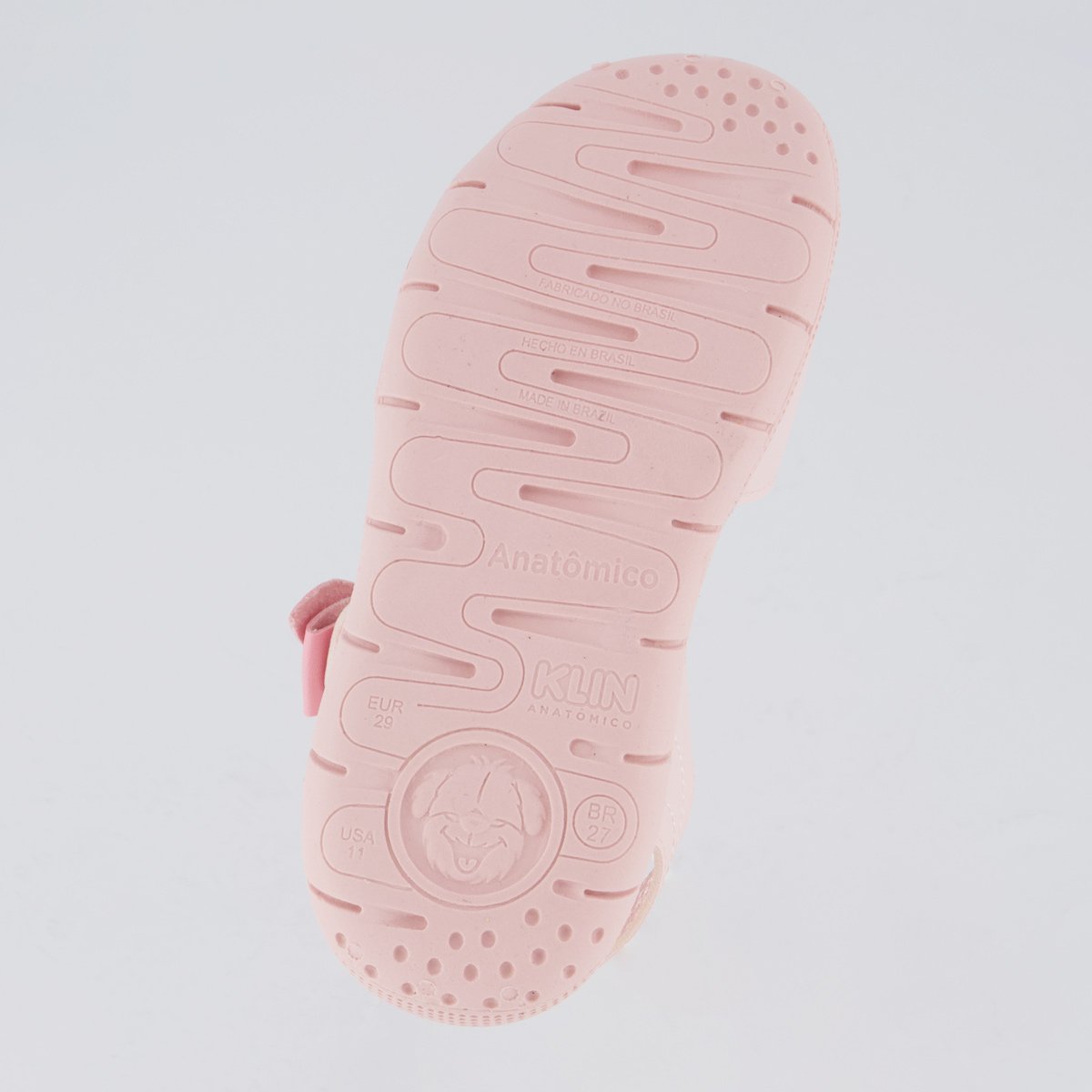 Papete Klin Tic Tac Casual Infantil Rosa Rosa 5