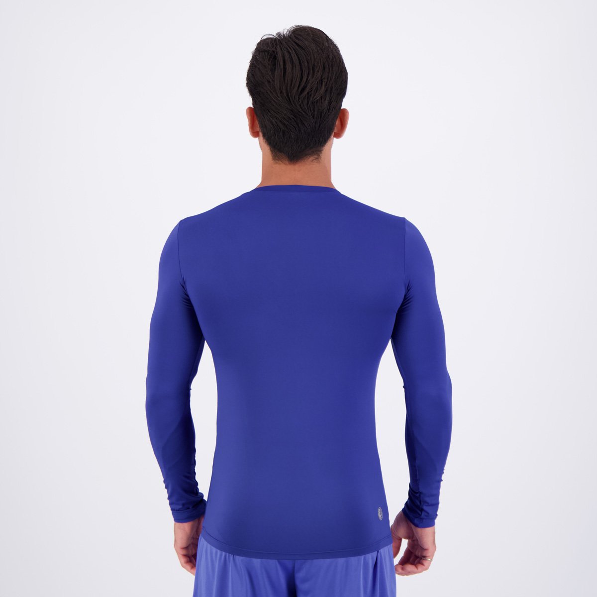 Camisa Térmica Topper Classic New Manga Longa Azul Azul 4