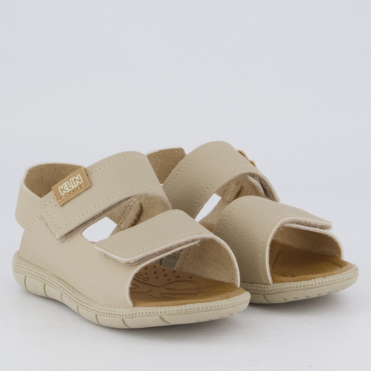 Papete Klin Tic Tac Casual Infantil Bege e Marrom Bege 2