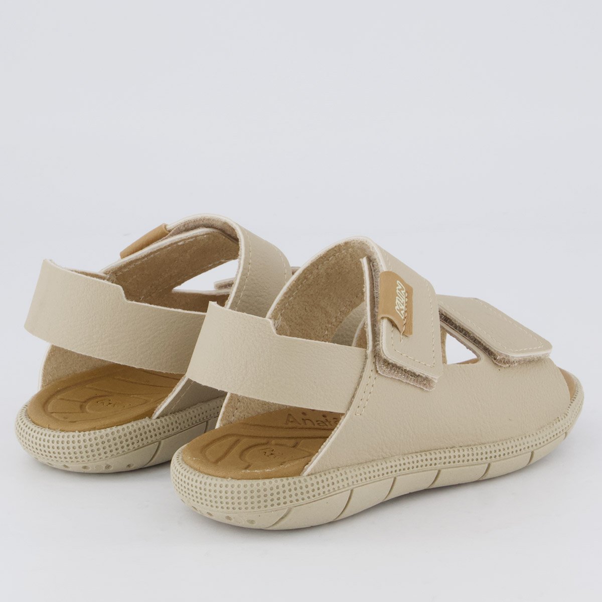 Papete Klin Tic Tac Casual Infantil Bege e Marrom Bege 3