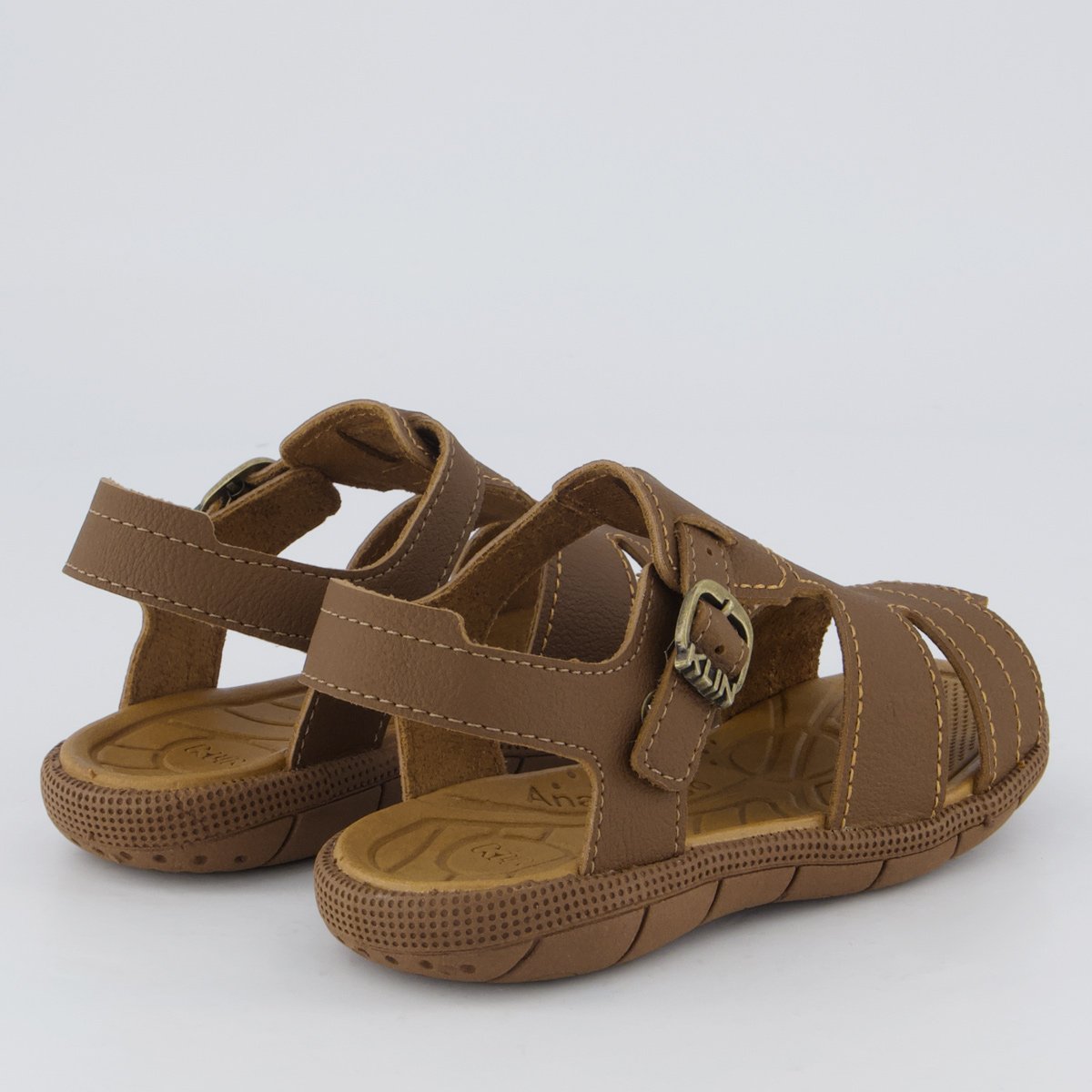 Sandália Klin Tic Tac Casual Marrom Infantil Marrom 3