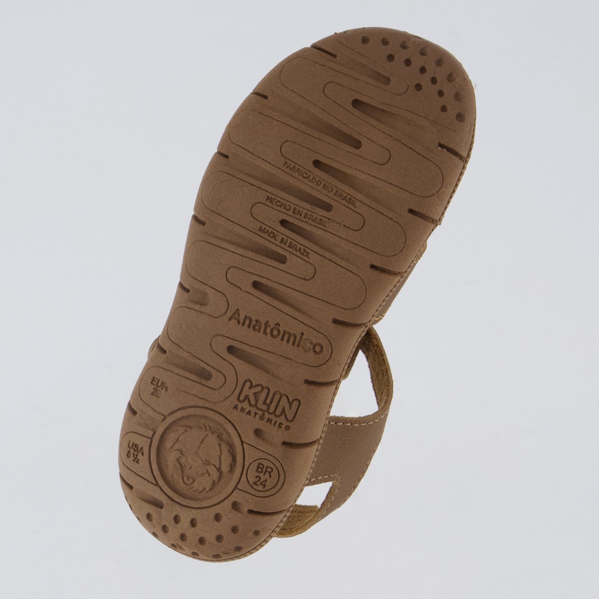 Sandália Klin Tic Tac Casual Marrom Infantil Marrom 5