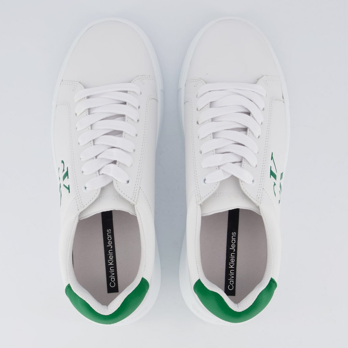 Tênis Calvin Klein Chunky Print Branco e Verde Branco 4