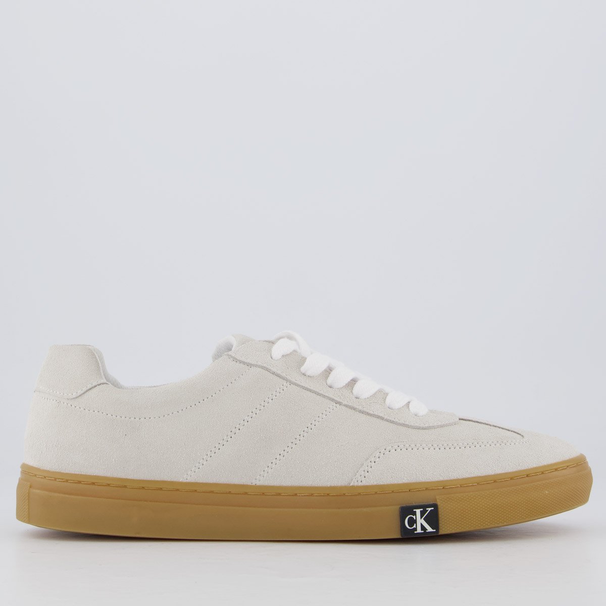 Tênis Calvin Klein Project Camurça Off White