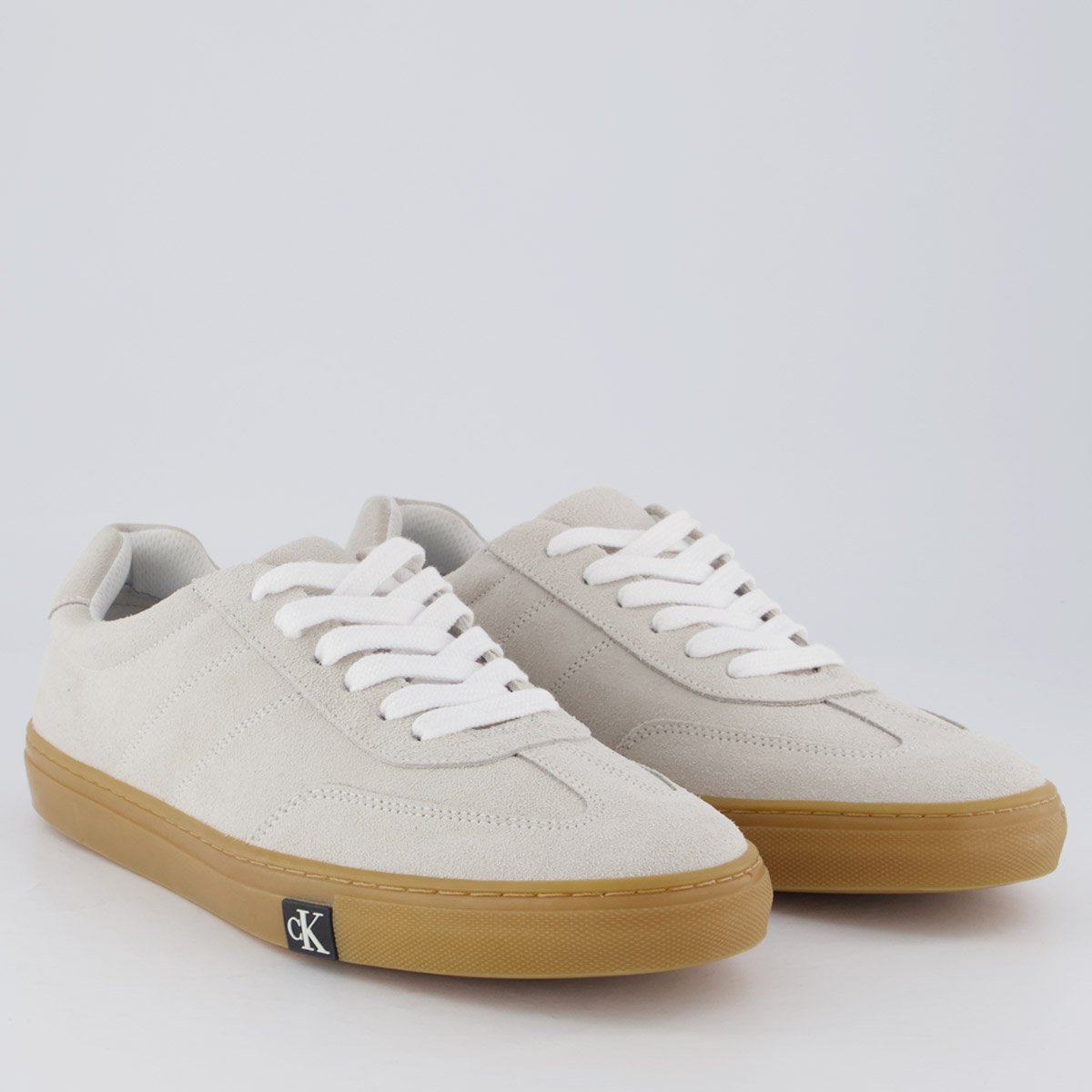 Tênis Calvin Klein Project Camurça Off White Branco 2