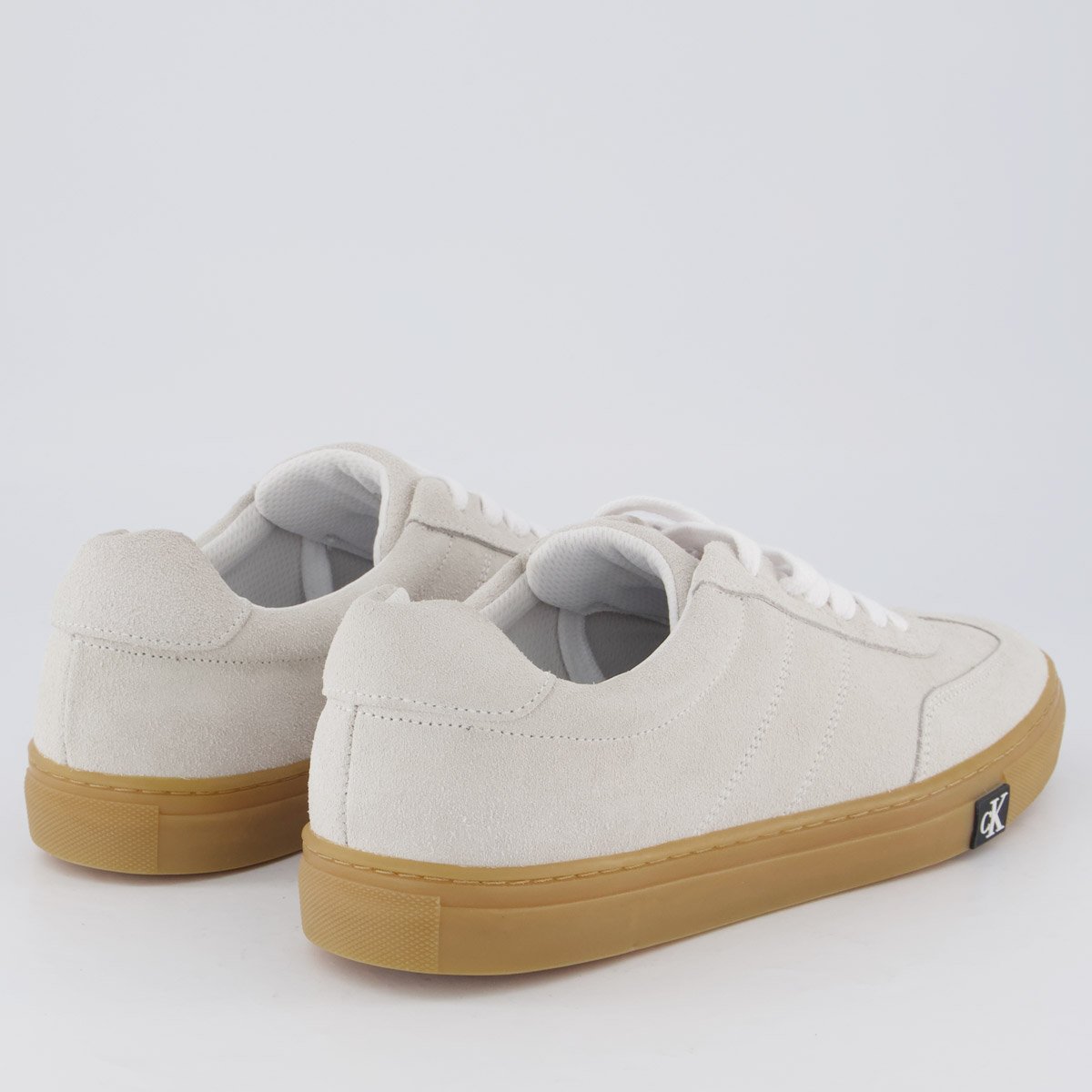 Tênis Calvin Klein Project Camurça Off White Branco 3