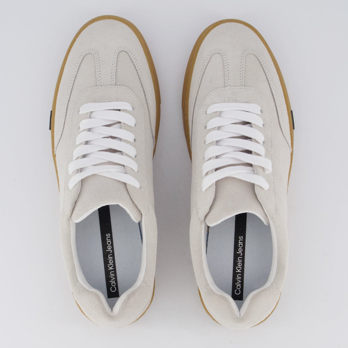 Tênis Calvin Klein Project Camurça Off White Branco 4