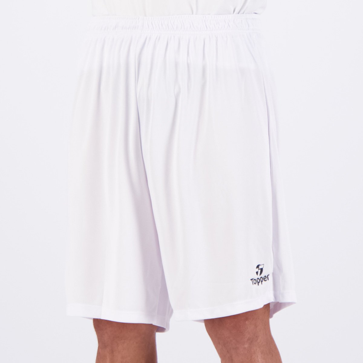 Calção Topper Fut Classic Plus Size Branco Branco 3