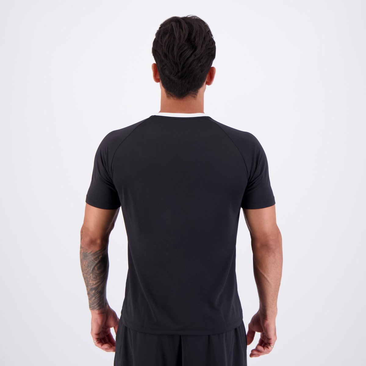 Camisa Topper Team II Preta e Cinza Cinza 4