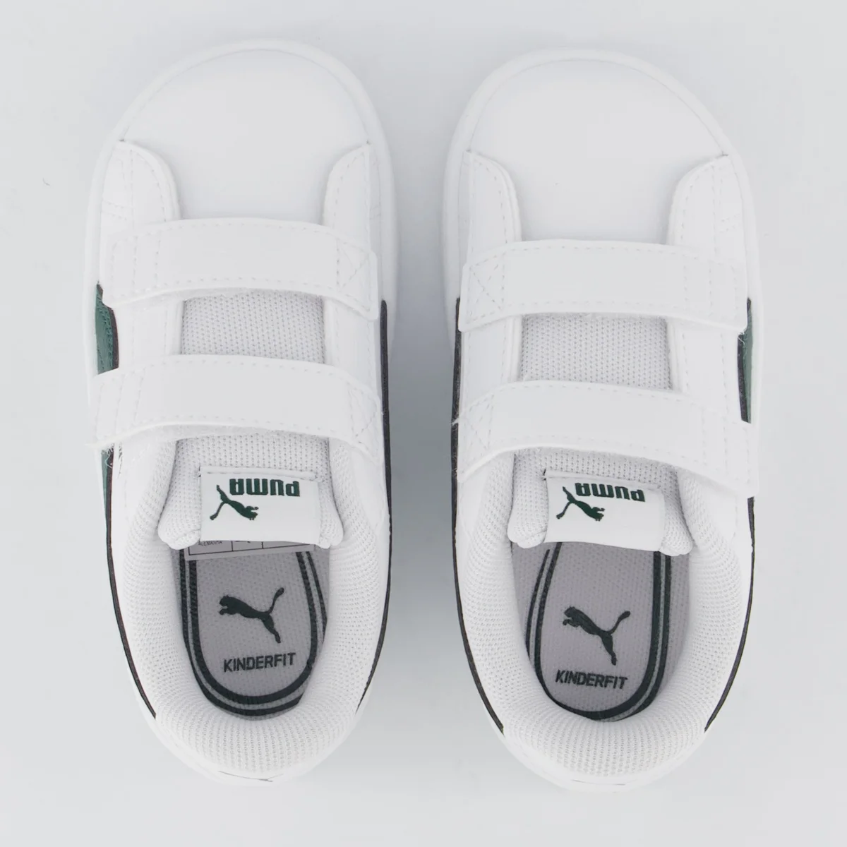 Tênis Puma Rickie Classic V Infantil Branco e Verde Branco 4