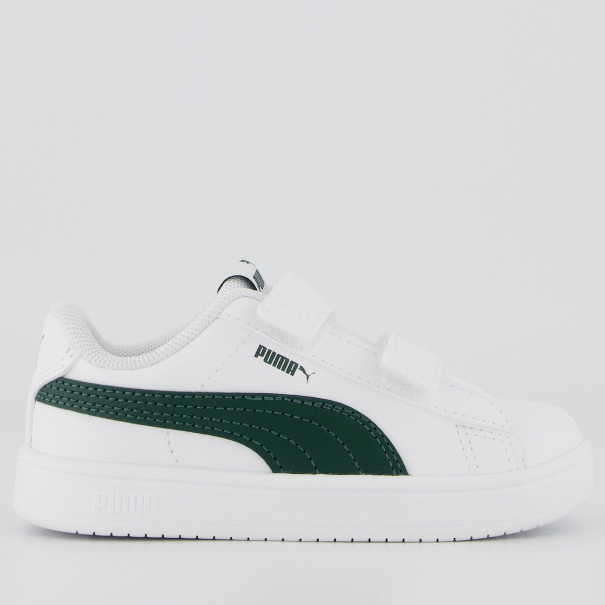 Tênis Puma Rickie Classic V Infantil Branco e Verde
