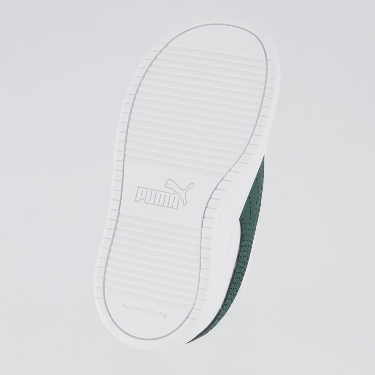 Tênis Puma Rickie Classic V Infantil Branco e Verde Branco 5