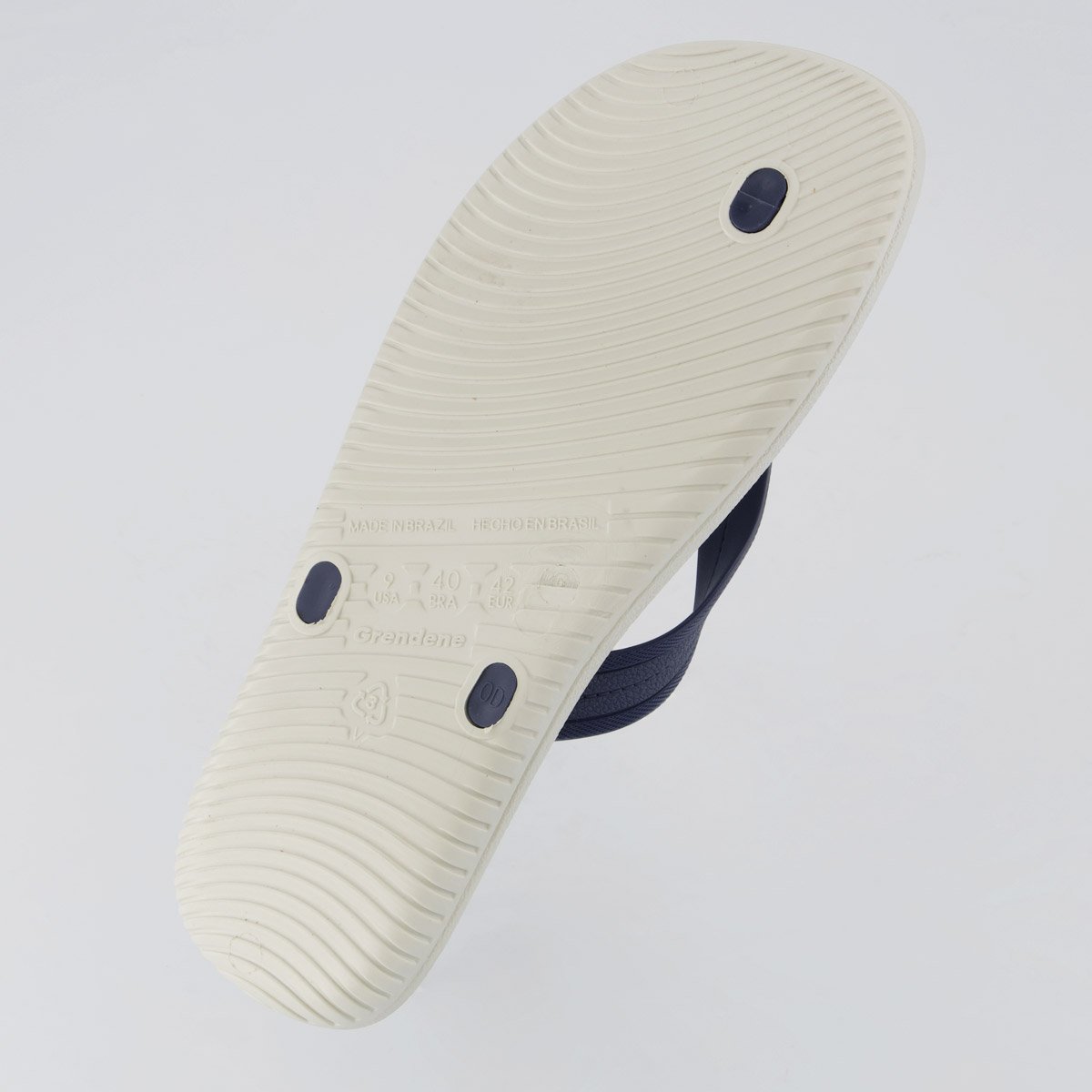 Chinelo Cartago Atlanta II Cinza e Azul Azul Marinho 5