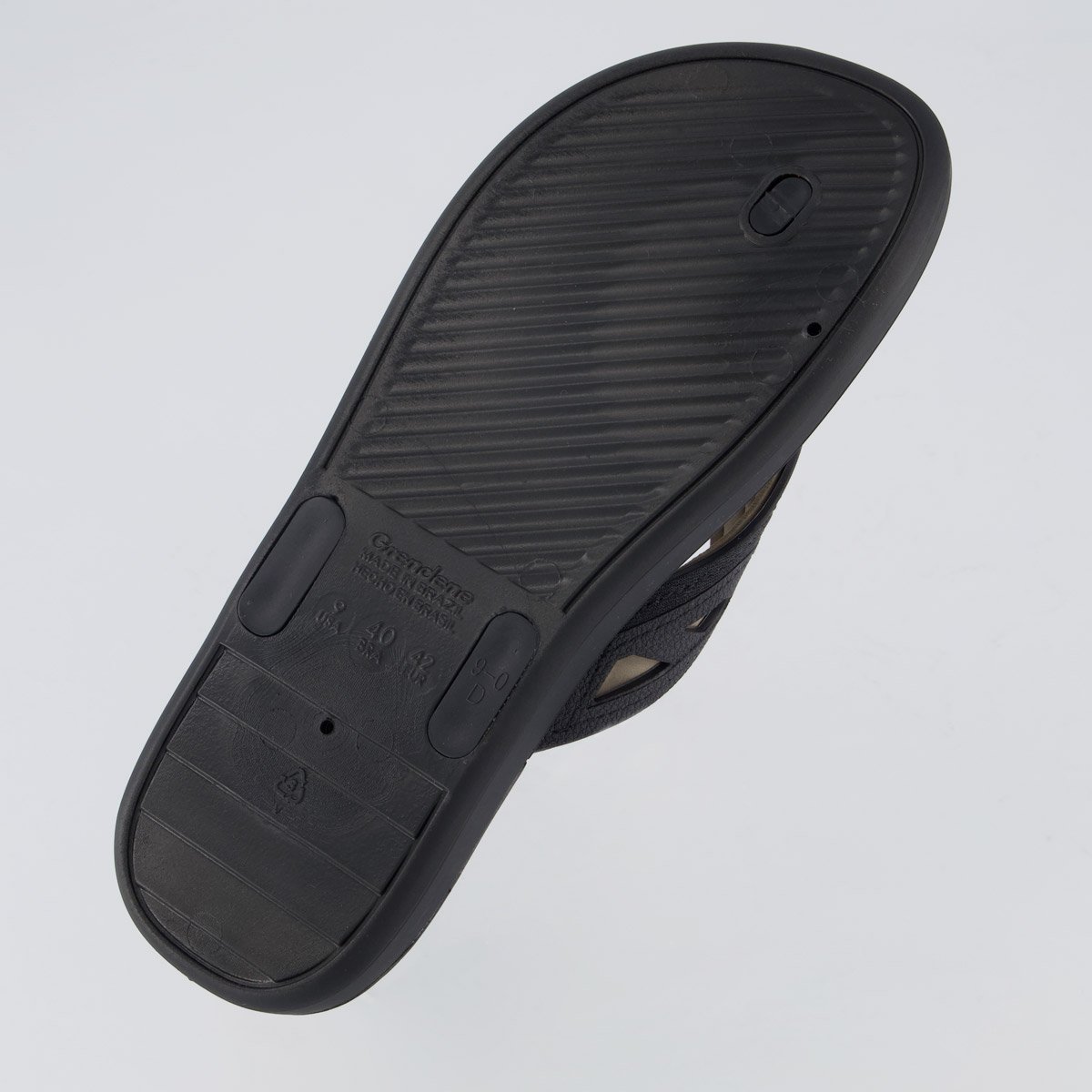 Chinelo Cartago Dallas Preto e Bege Preto 5