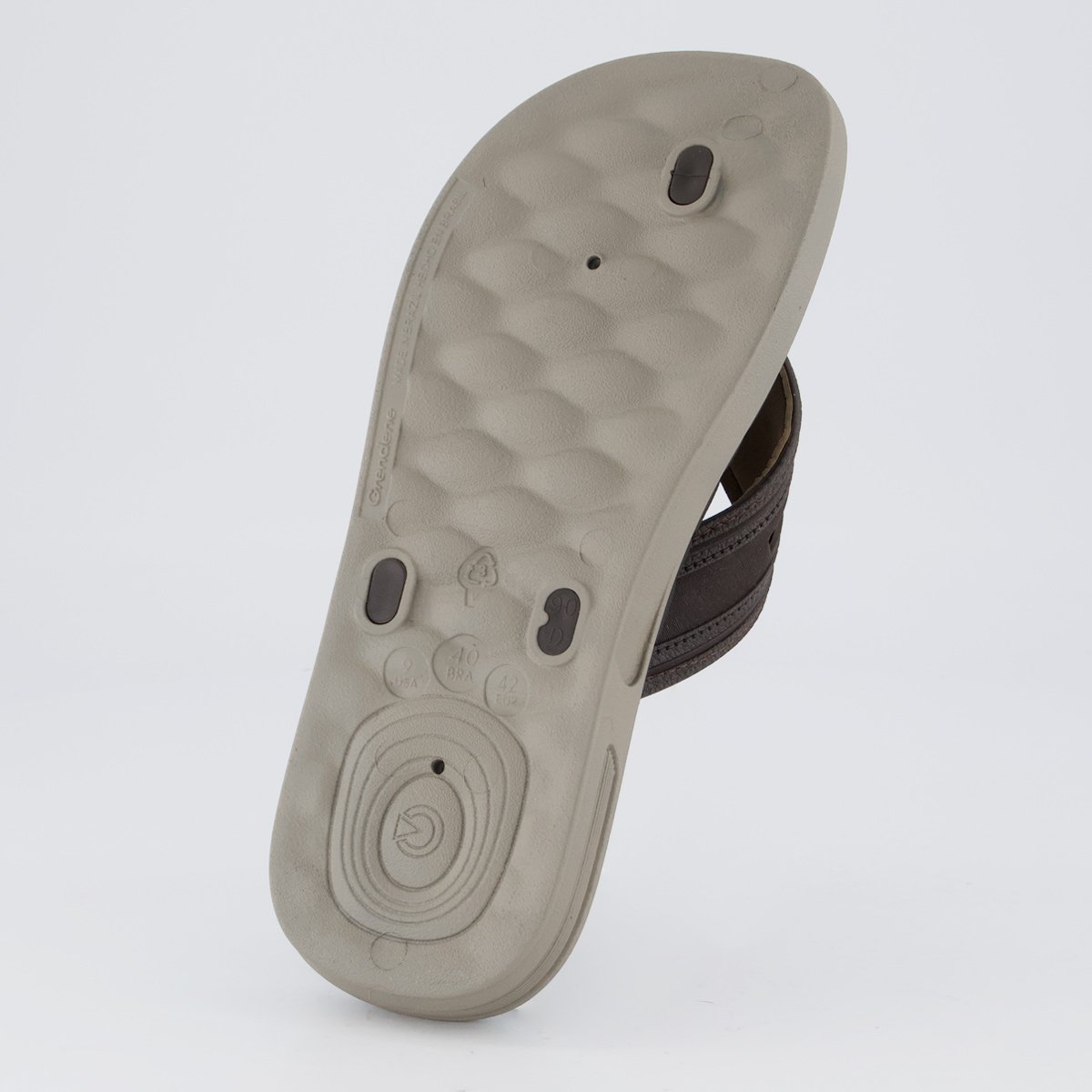 Chinelo Cartago Egeu IV Bege e Preto Marrom 5