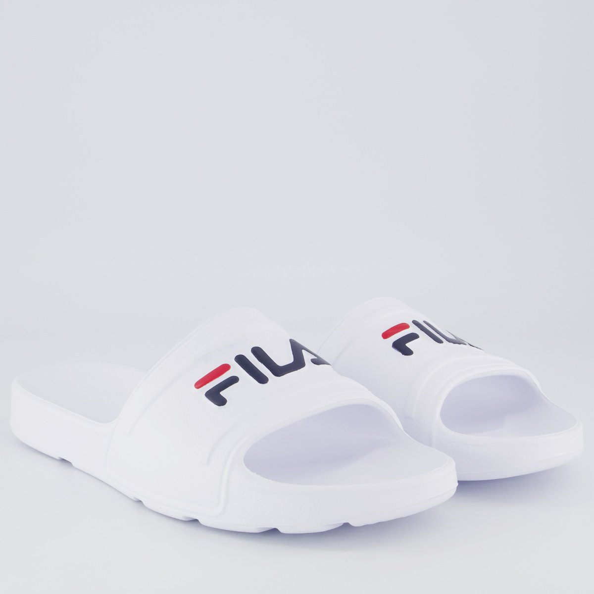 Chinelo Fila Sleek Slide Branco Branco 3