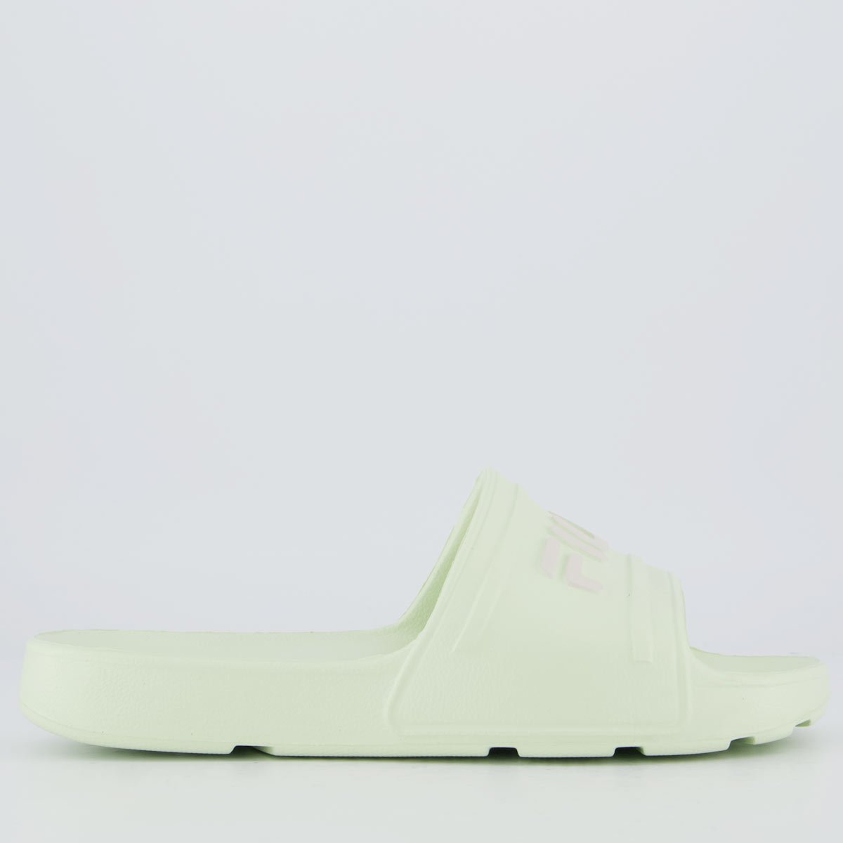 Chinelo Fila Sleek Slide Feminino Verde e Branco Verde 2