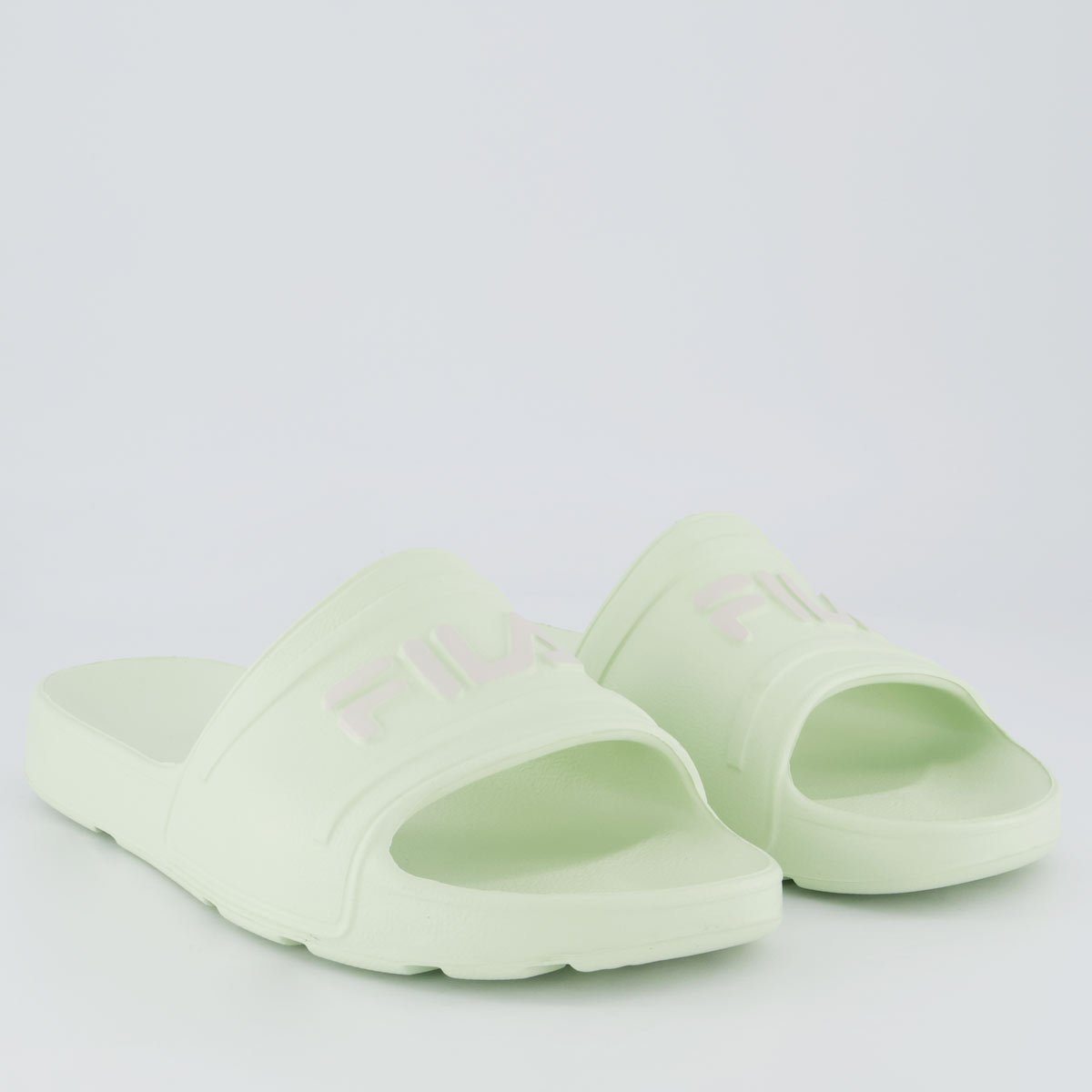 Chinelo Fila Sleek Slide Feminino Verde e Branco Verde 3