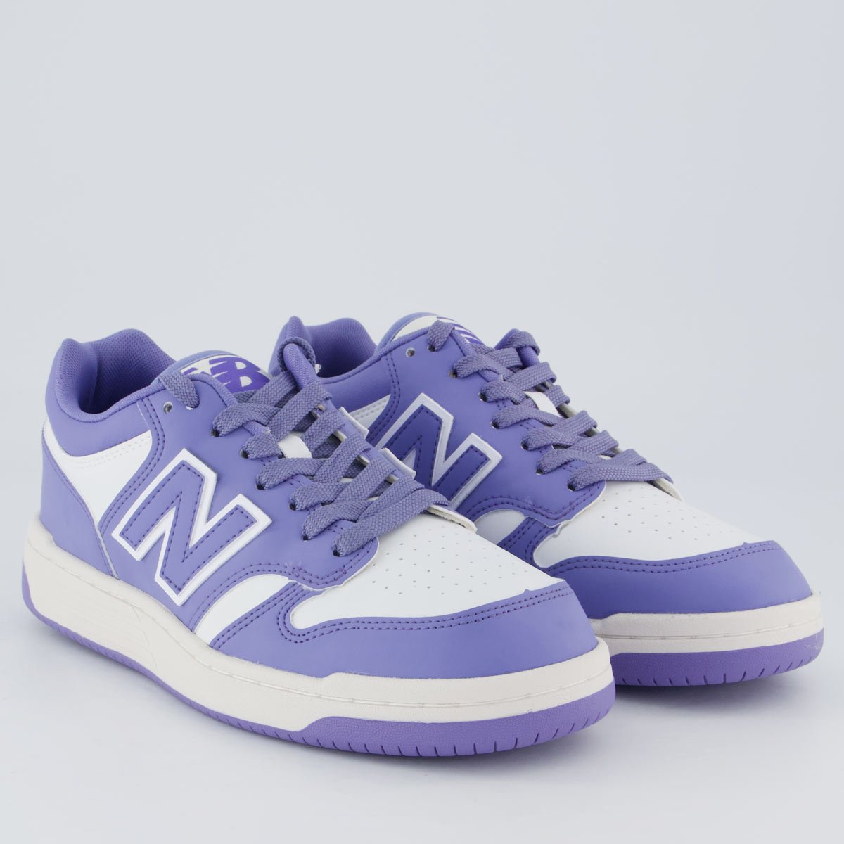 Tênis New Balance 480 Low Feminino Lilás e Branco Lilás 2