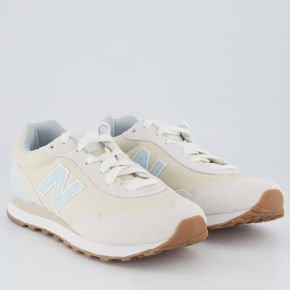 Tênis New Balance 515 V2 Feminino Bege e Azul Bege 2