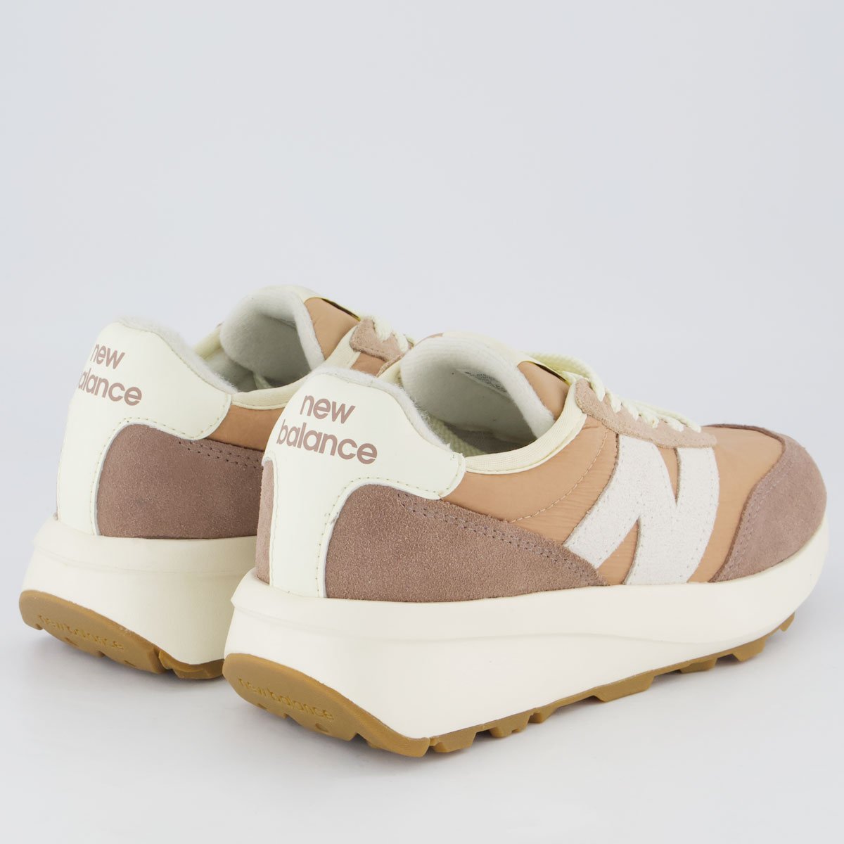 Tênis New Balance 370 V1 Feminino Marrom e Off-White Marrom 3