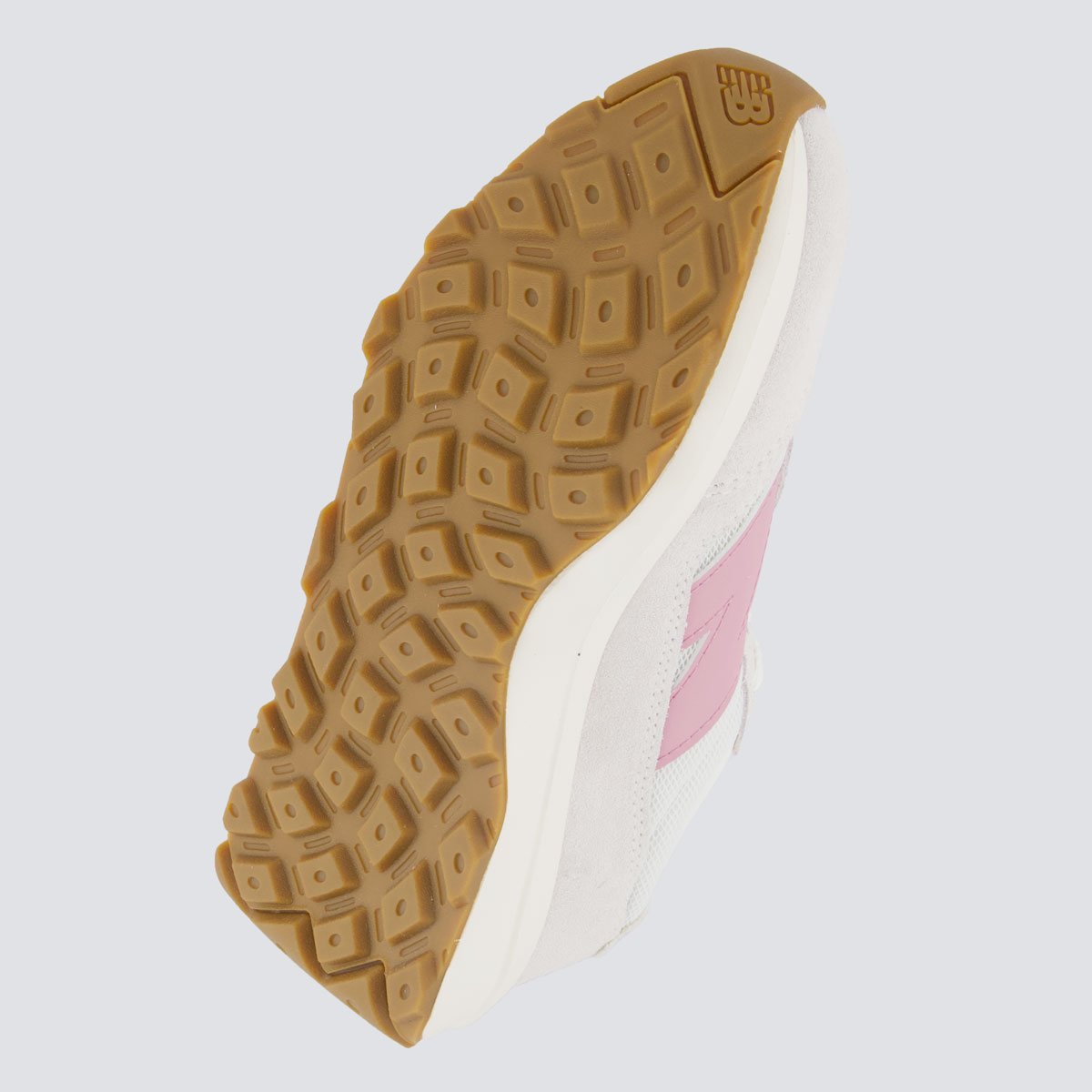 Tênis New Balance 370 V1 Feminino Off-White e Rosa Branco 5