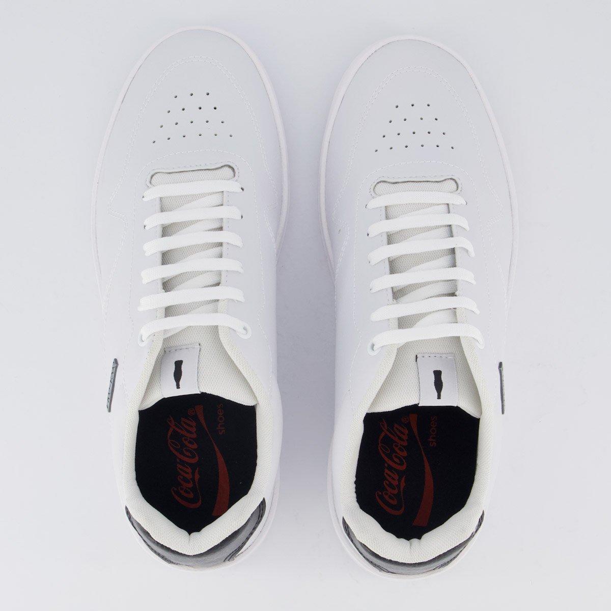Tênis Coca Cola March Leather Branco Branco 4