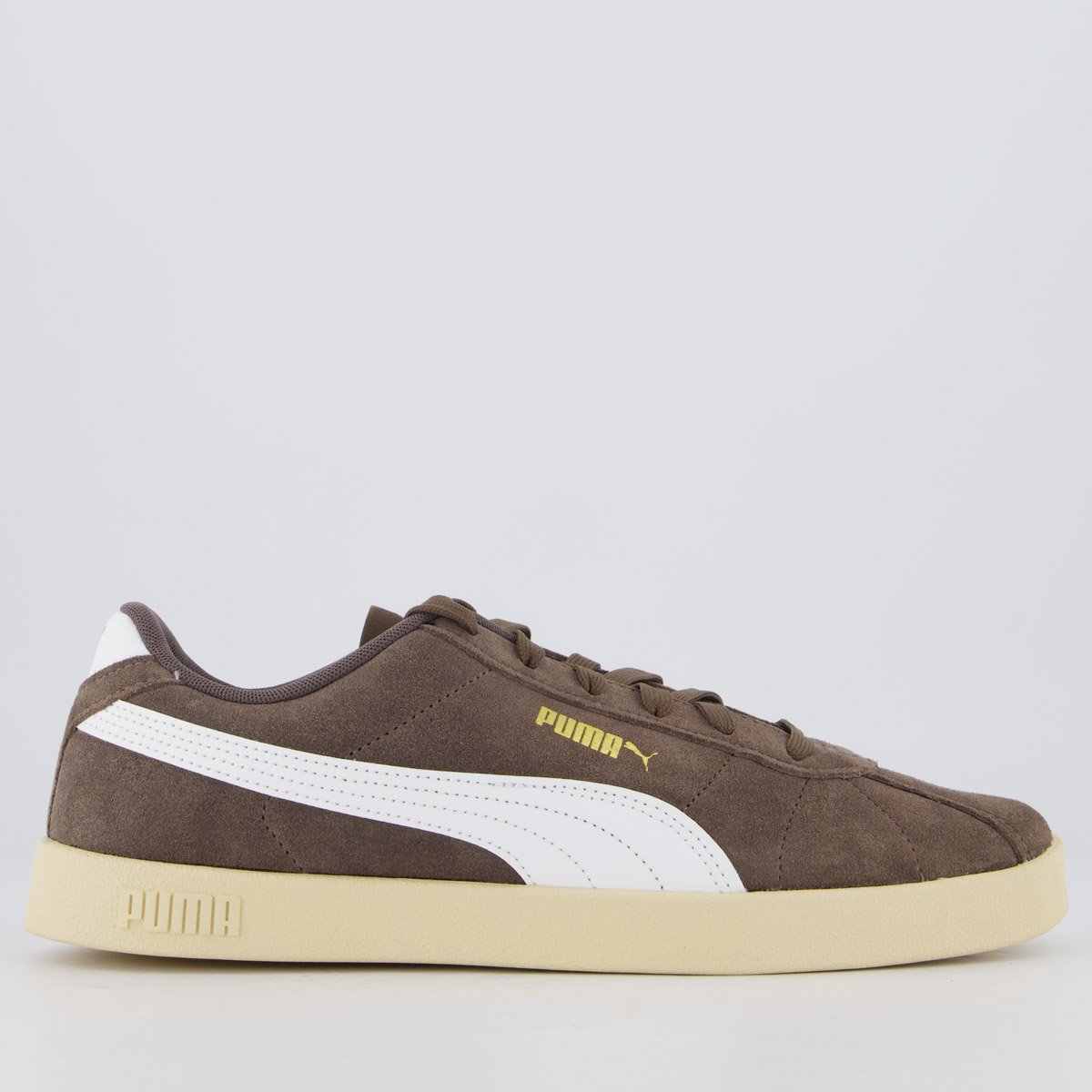 Tênis Puma Club II Marrom e Branco