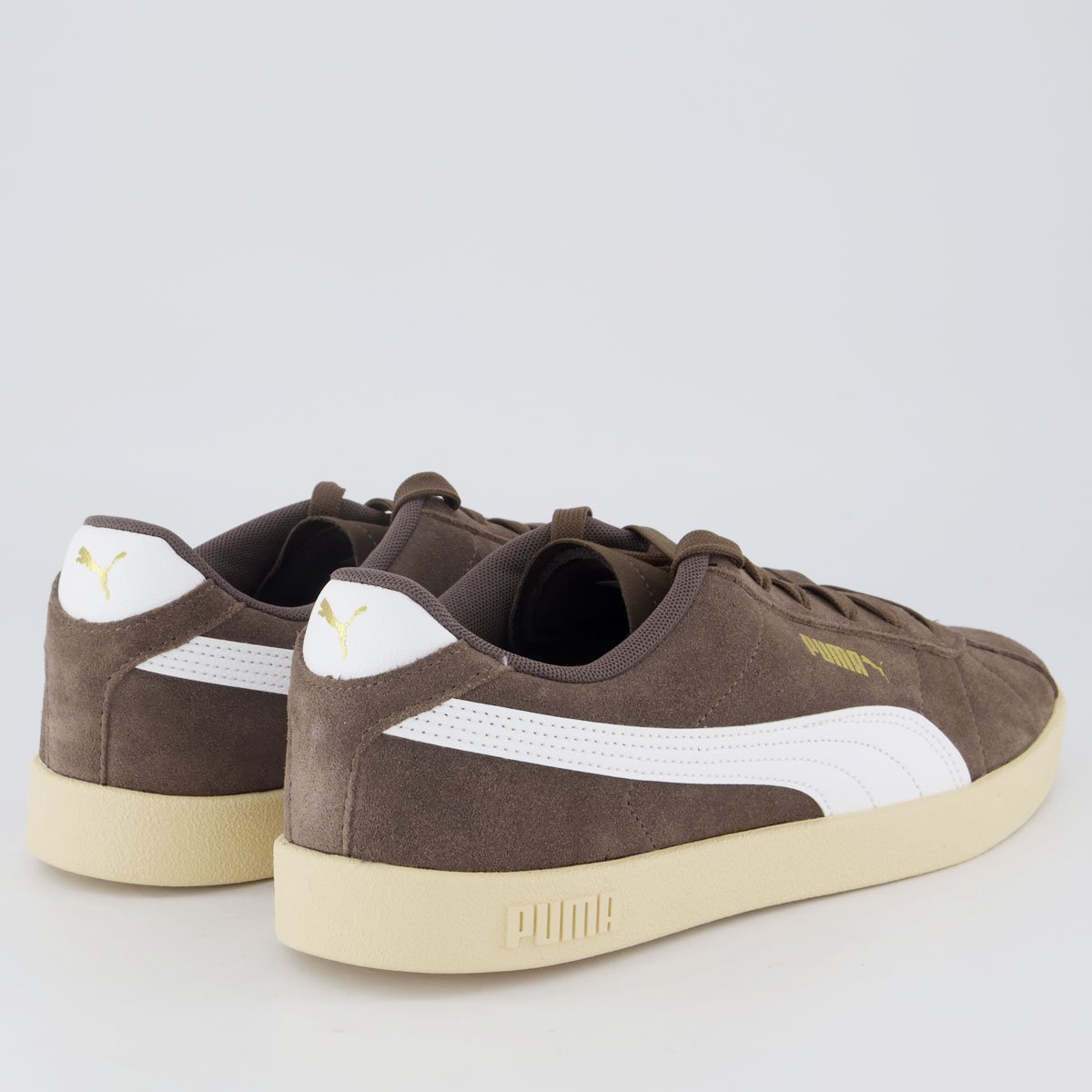 Tênis Puma Club II Marrom e Branco Marrom 3