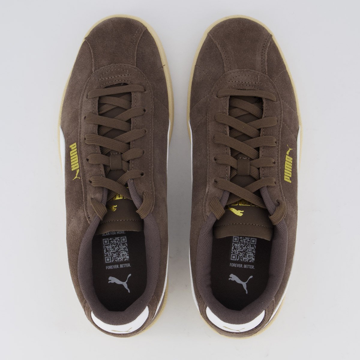 Tênis Puma Club II Marrom e Branco Marrom 4