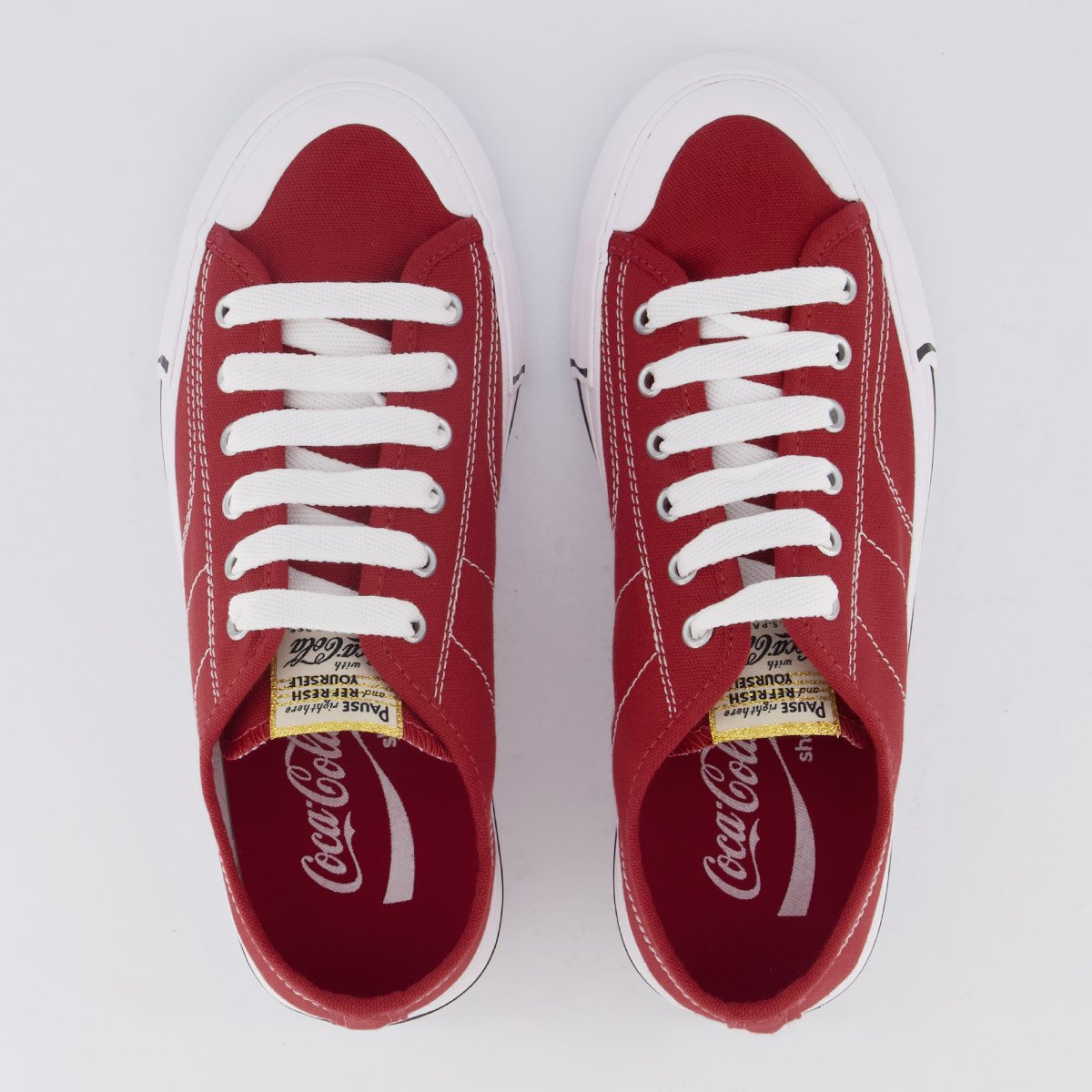 Tênis Coca Cola Horizon Canvas Feminino Vermelho Vermelho 4