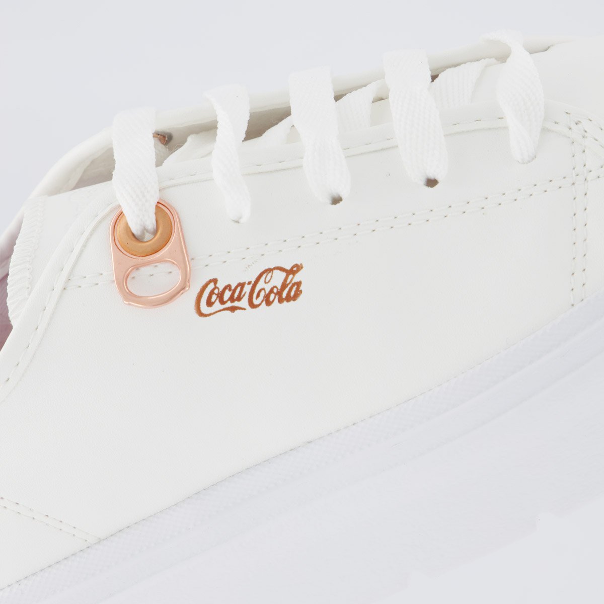 Tênis Coca Cola Harmony Class Town Feminino Branco Branco 7