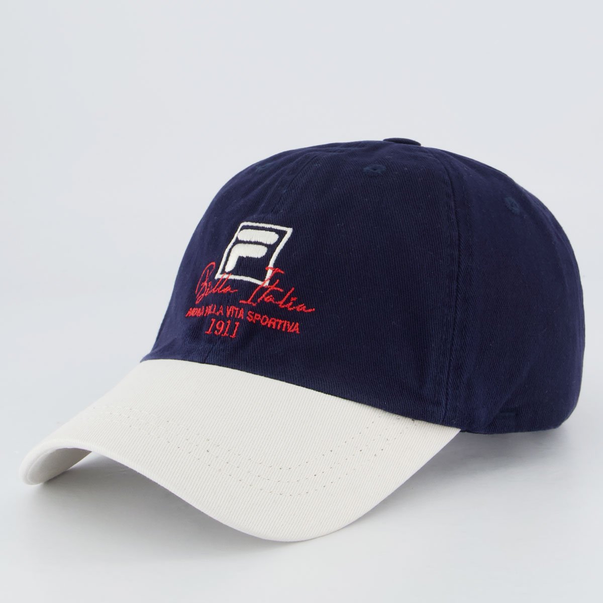 Bone Fila 1911 Marinho e Branco