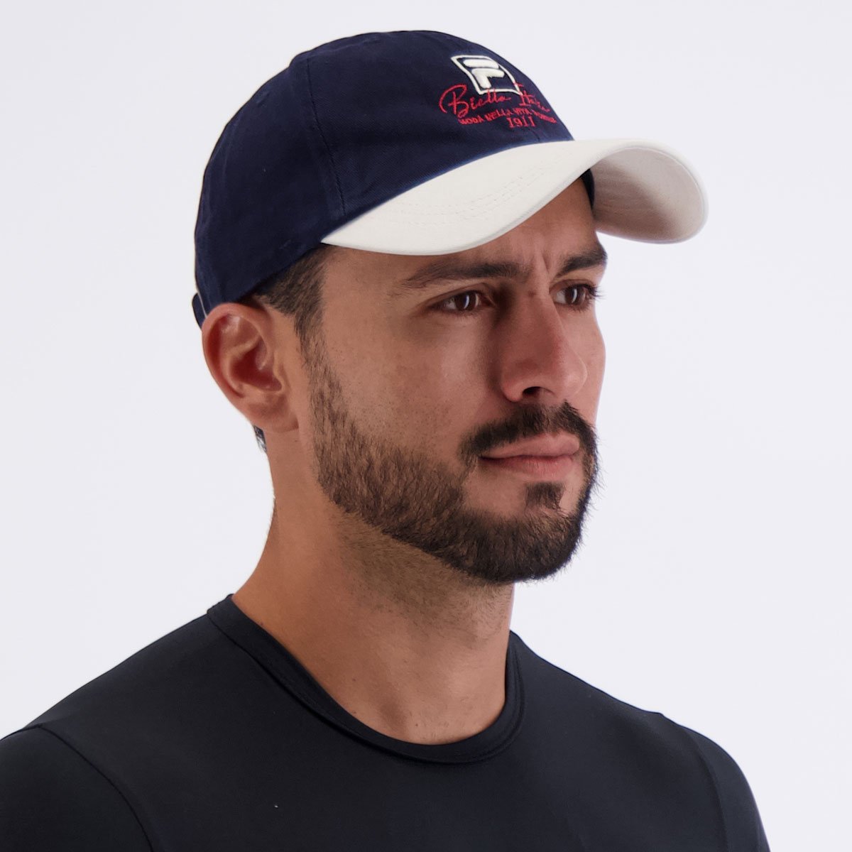 Bone Fila 1911 Marinho e Branco Azul 6