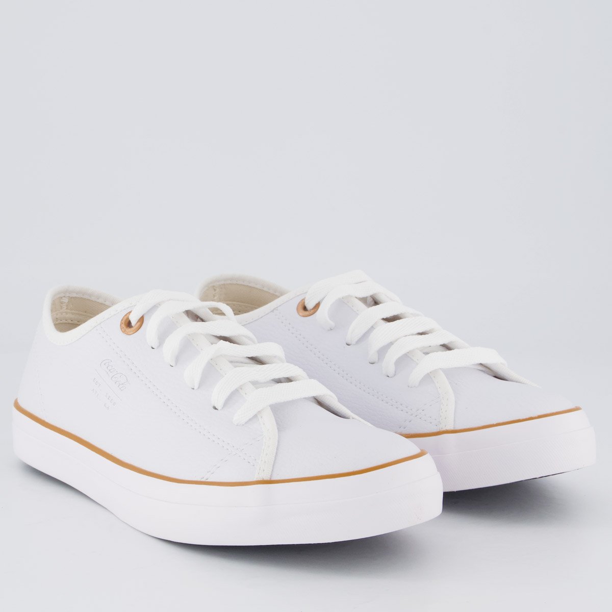 Tênis Coca Cola Stream Town I Feminino Branco Branco 2