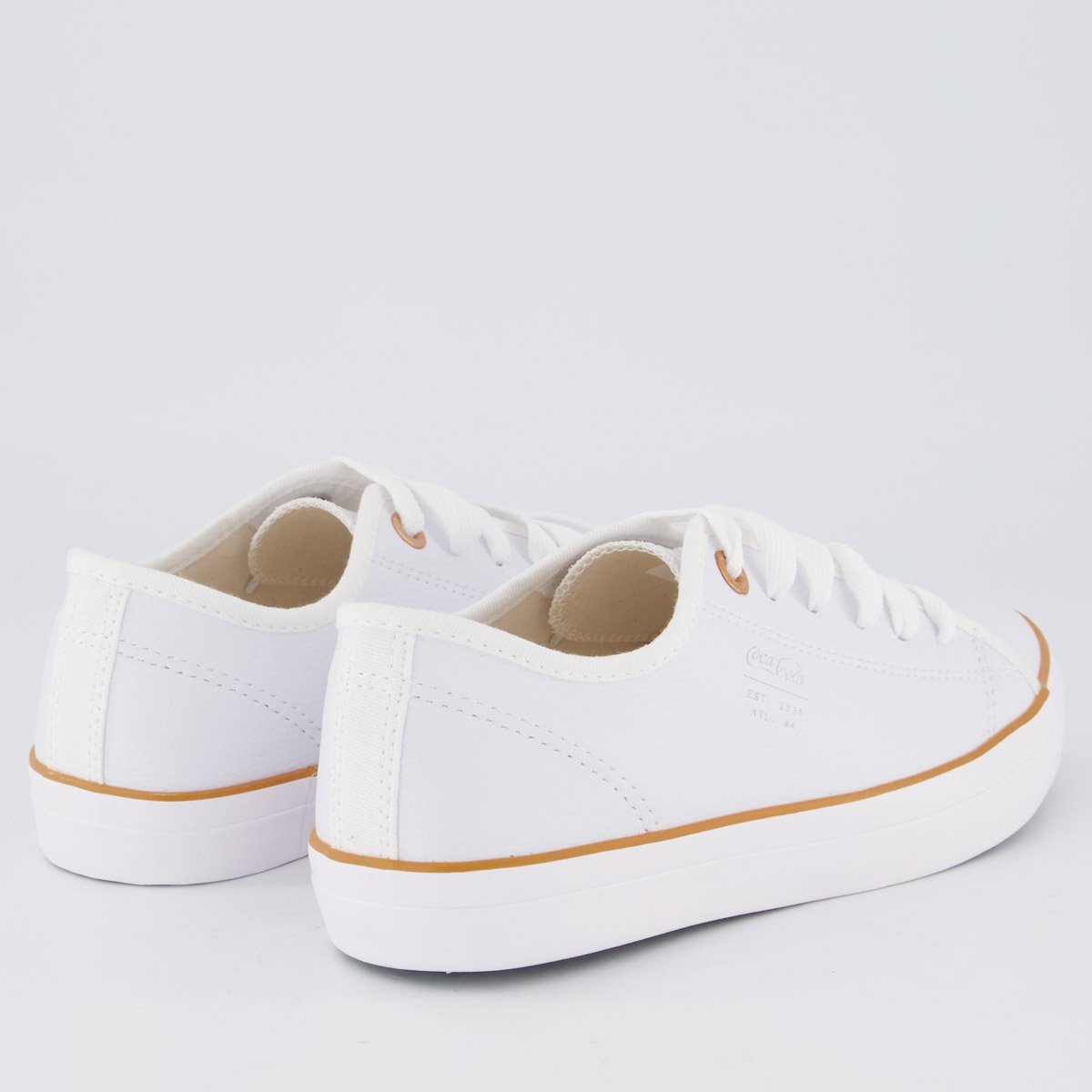 Tênis Coca Cola Stream Town I Feminino Branco Branco 3
