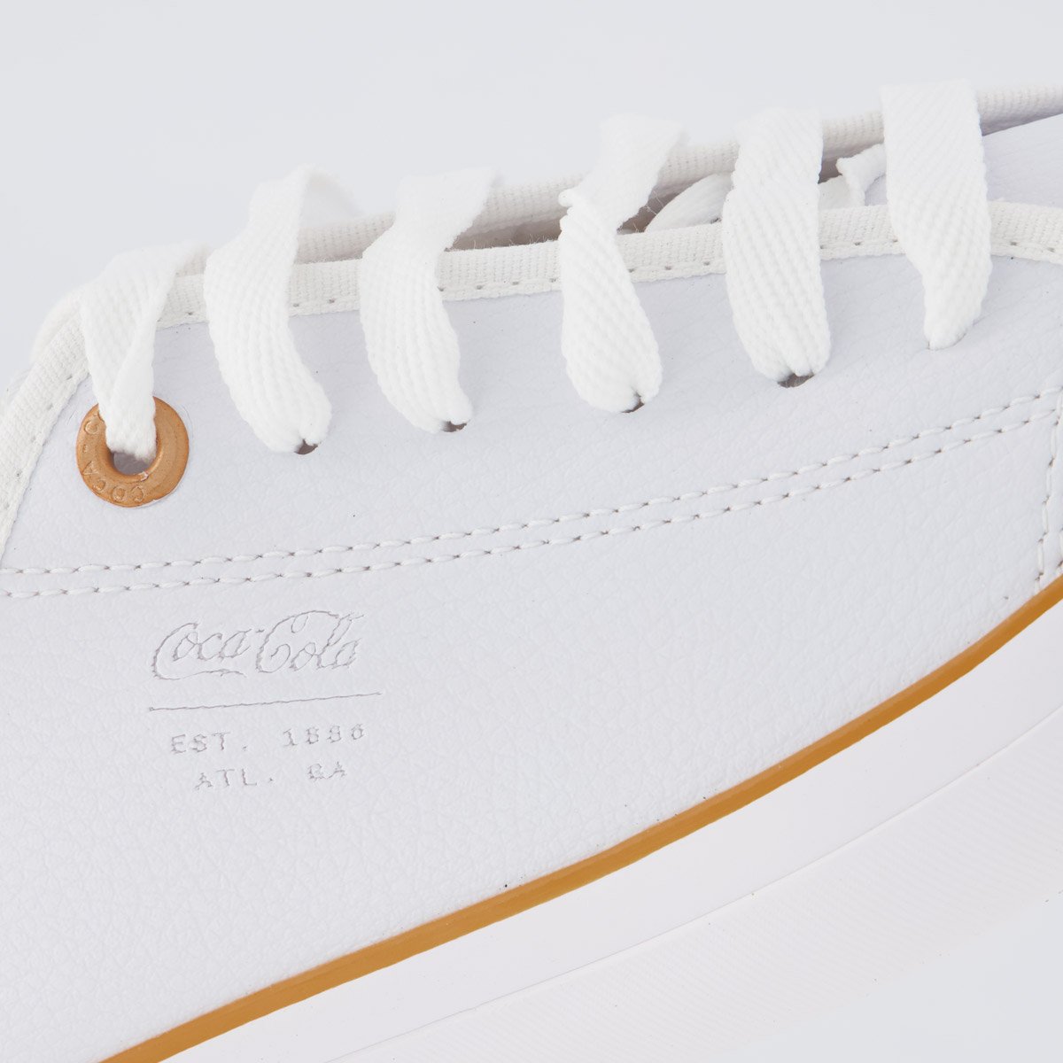 Tênis Coca Cola Stream Town I Feminino Branco Branco 7