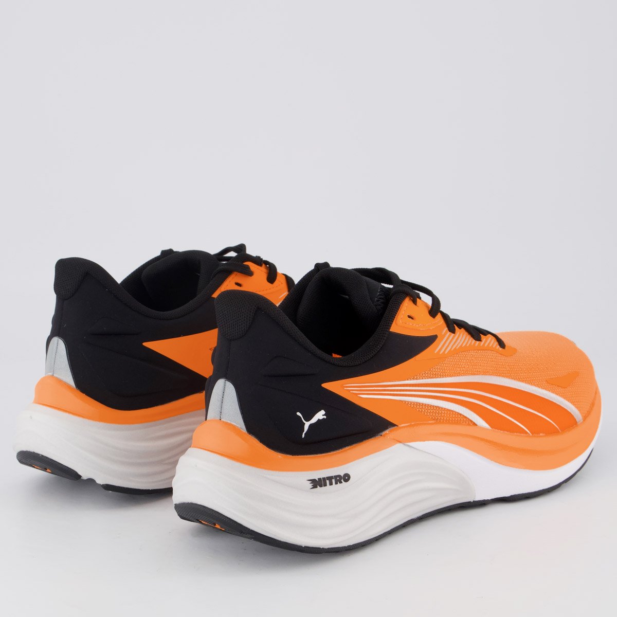 Tênis Puma Electrify Nitro 4 Laranja e Preto Laranja 3