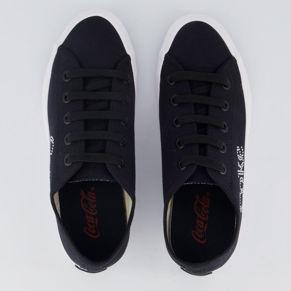 Tênis Coca Cola Stream Glow Feminino Preto e Branco Preto 4