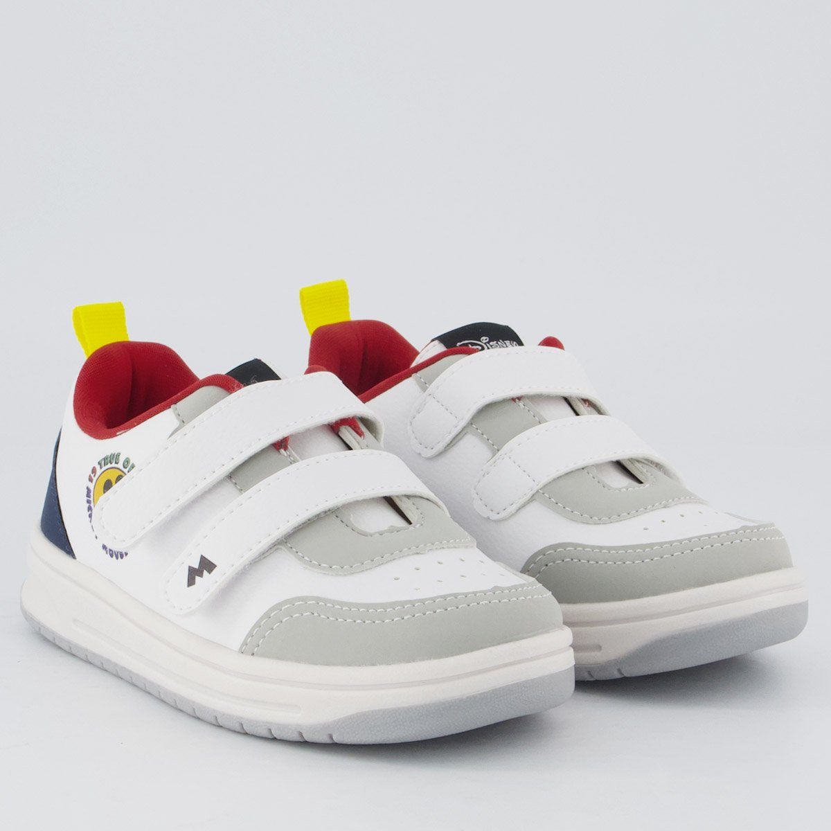 Tênis Disney Mickey Infantil Branco Branco 2