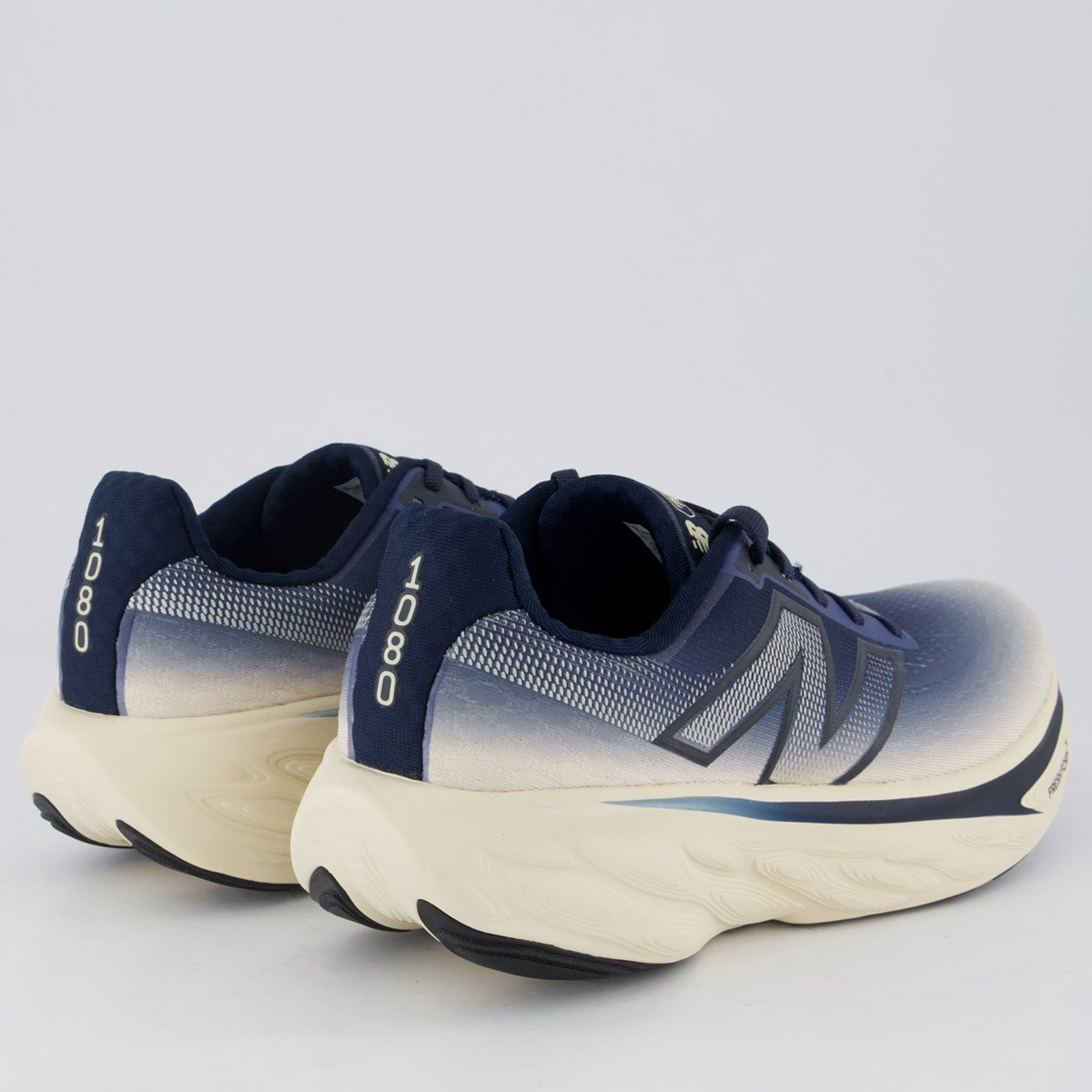 Tênis New Balance Fresh Foam X 1080 V14 Azul Marinho Bege/Azul Marinho 3