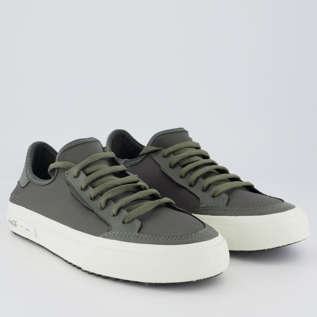 Tênis Coca Cola Stamp Luck Verde Musco Verde 2