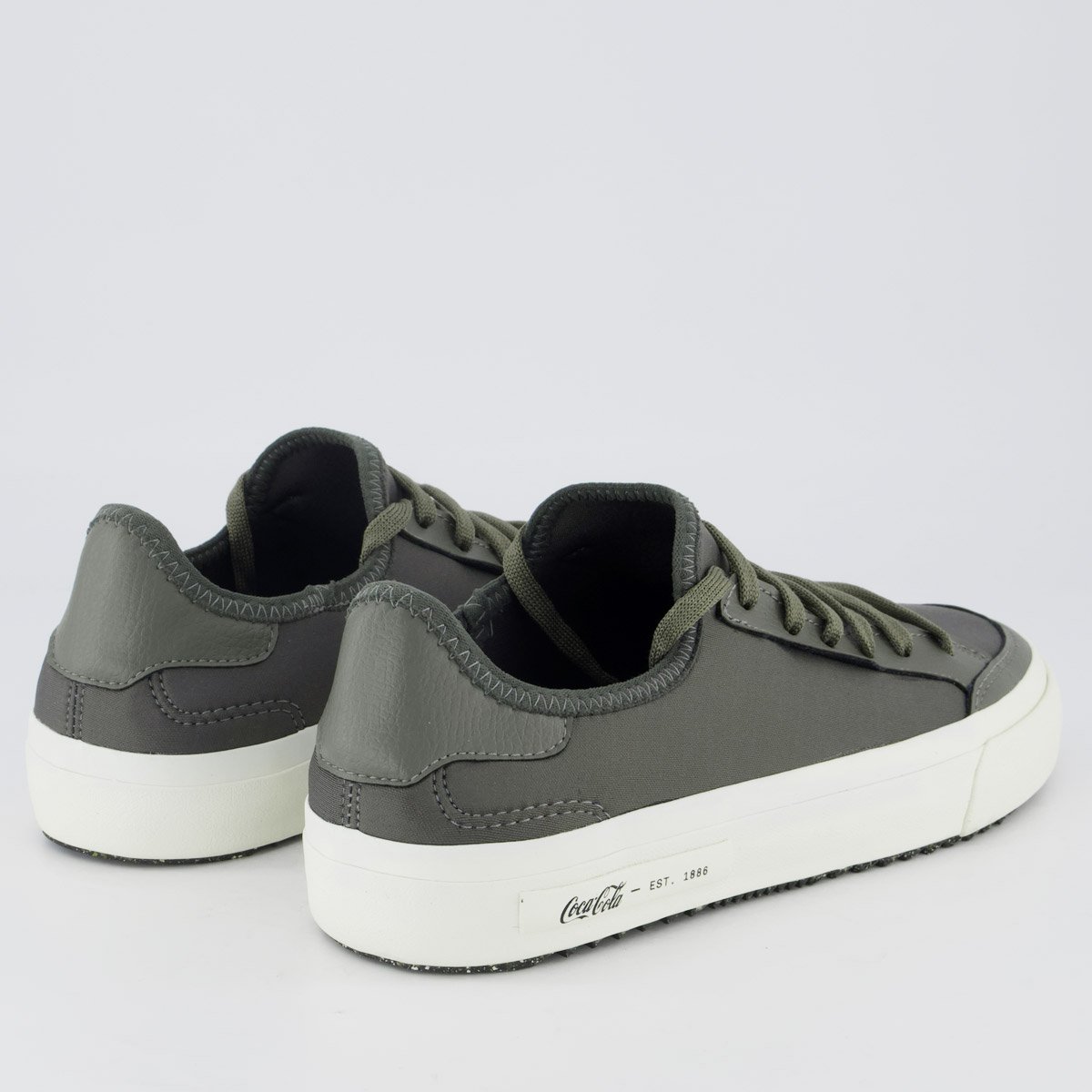 Tênis Coca Cola Stamp Luck Verde Musco Verde 3