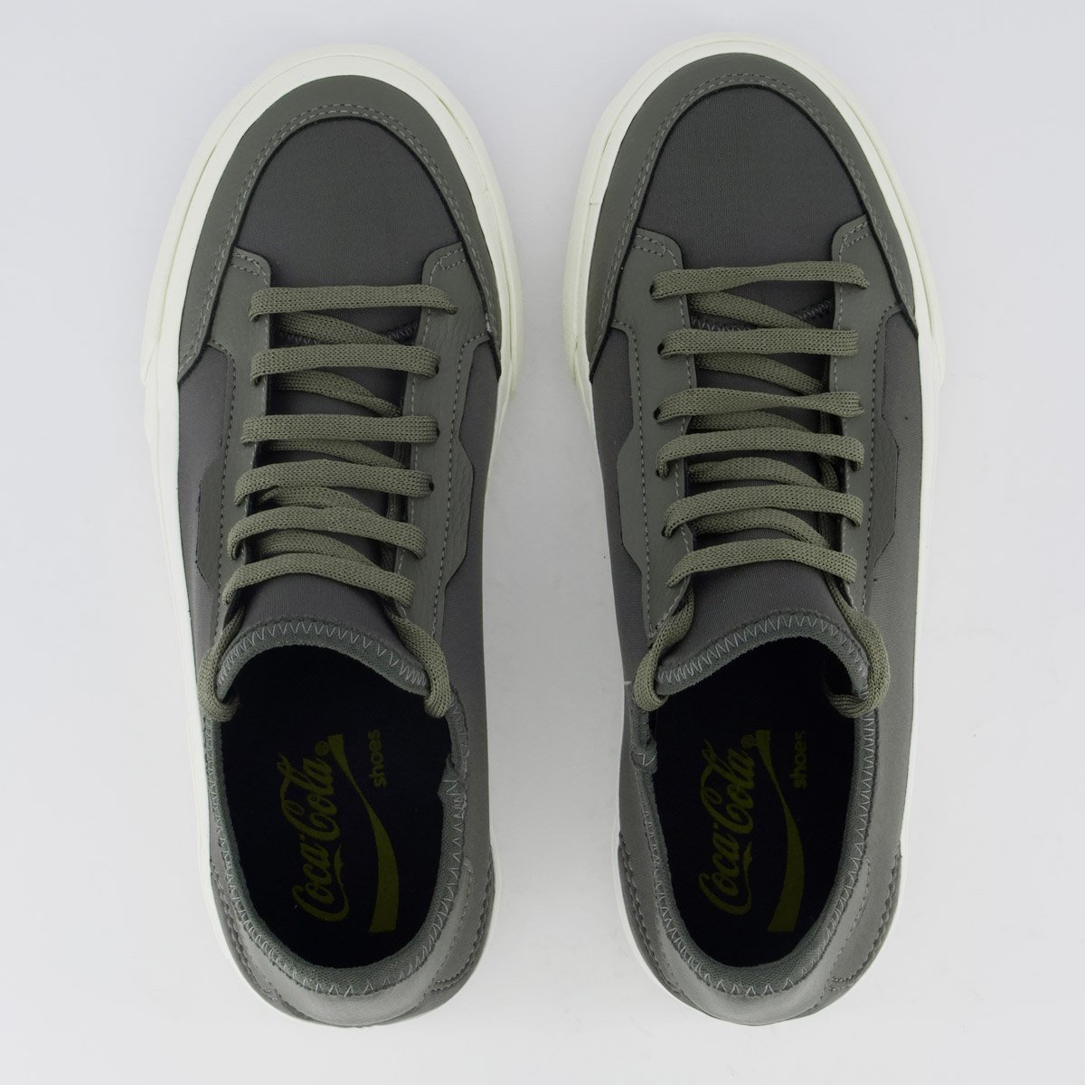 Tênis Coca Cola Stamp Luck Verde Musco Verde 4