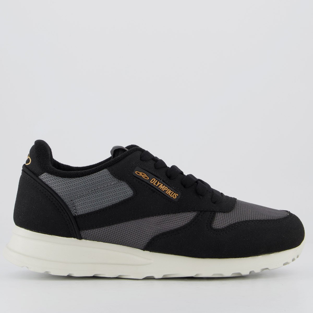Tênis Olympikus Jogging 101 SE Preto e Chumbo Preto 6