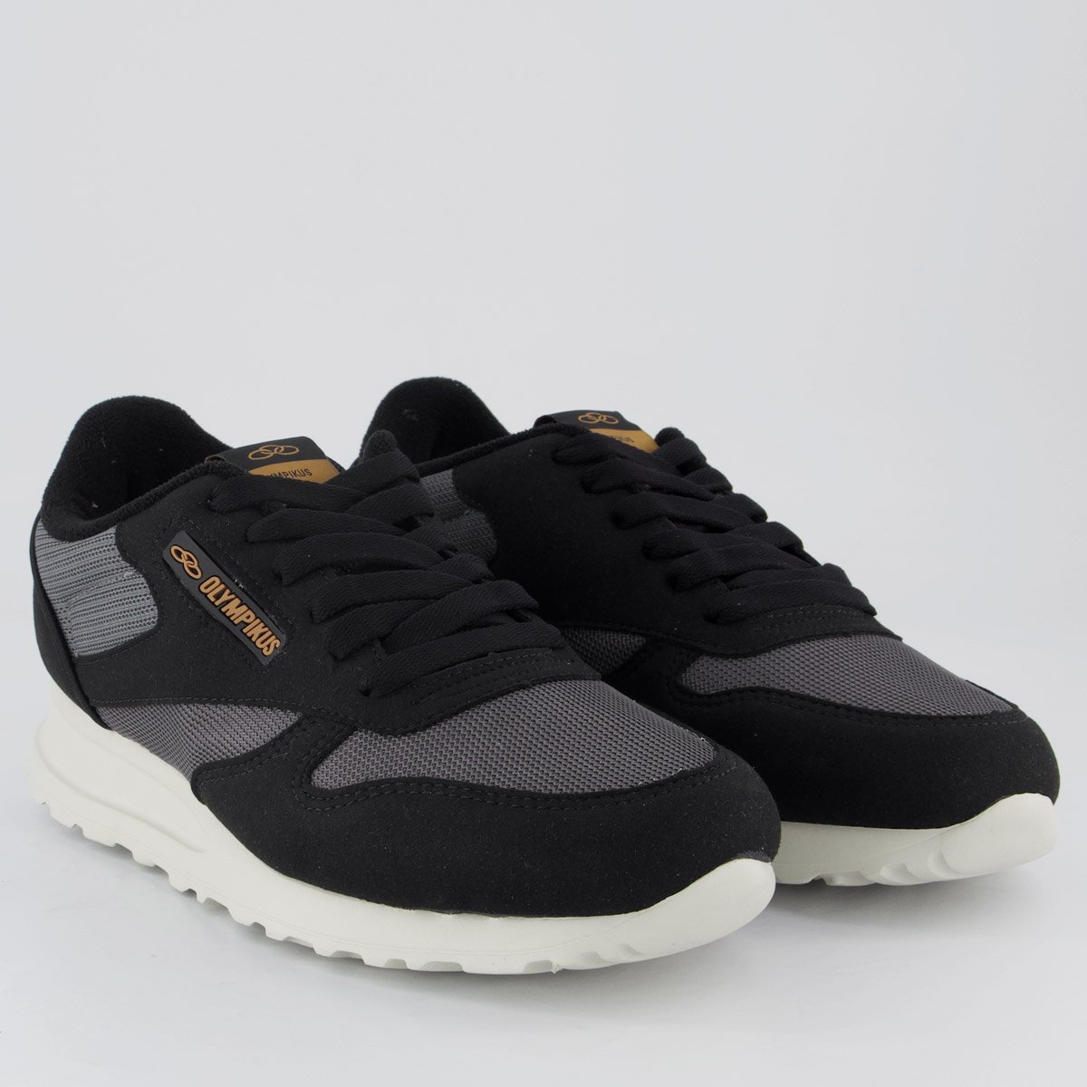 Tênis Olympikus Jogging 101 SE Preto e Chumbo Preto 7