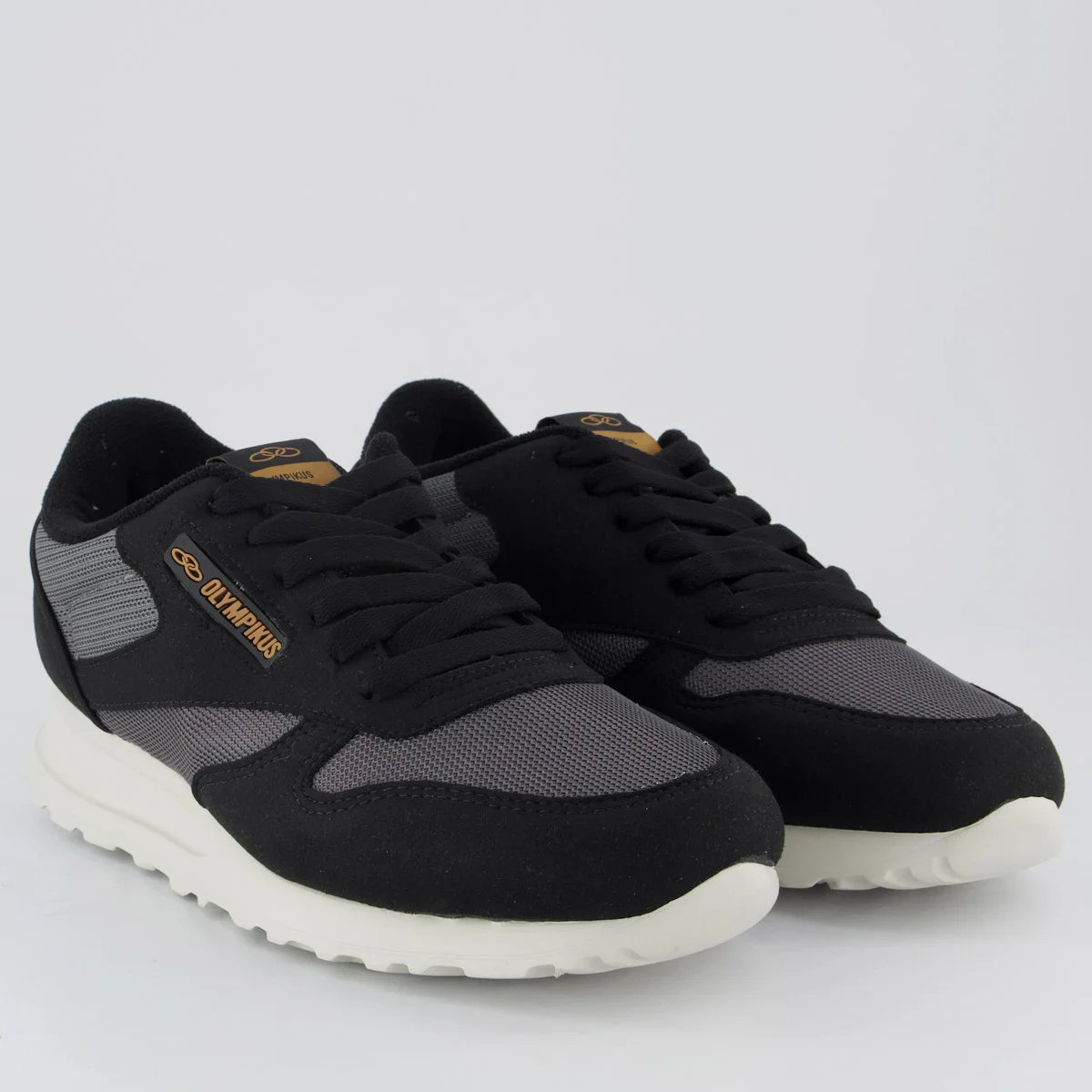 Tênis Olympikus Jogging 101 SE Preto e Chumbo Preto 2